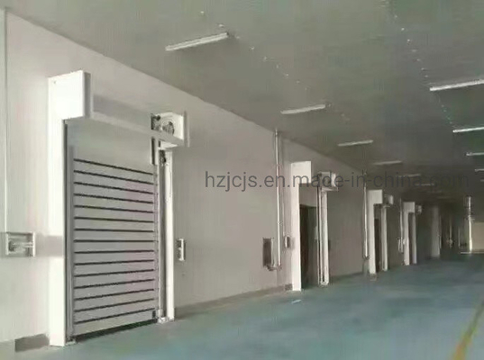सुरक्षा गोदाम के लिए अधिकतम आकार W8000mm*H8000mm एल्यूमीनियम मिश्र धातु उच्च गति बंद दरवाजा