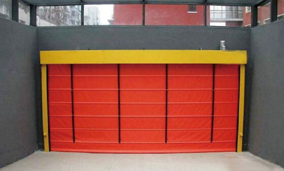 Aluminum Alloy High Speed Roller Shutter Door with Fire Proofing and IP55 Protection for Industrial Security