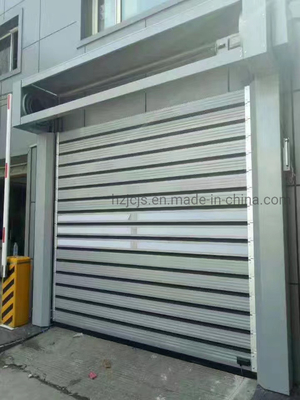 0.8-1.5 मिमी पर्दा लाल उच्च गति रोलिंग तेजी से रोल अप तेजी से रोलर शटर सुरक्षा दरवाजा