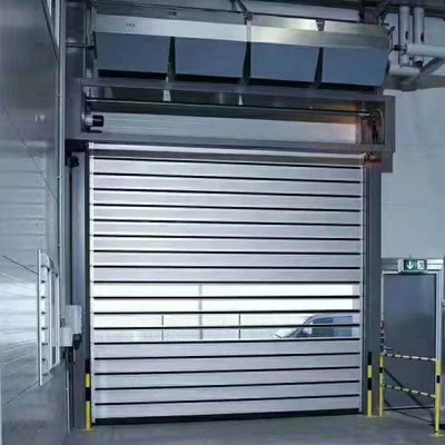 लाभ के लिए 100W अनुकूलन योग्य एल्यूमीनियम मिश्र धातु फास्ट रोलर शटर सुरक्षा गैरेज दरवाजा