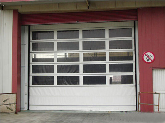 Aluminum Alloy High Speed Roller Shutter Door with Fire Proofing and IP55 Protection for Industrial Security