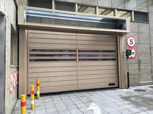 Fire Proofing IP55 Protection Customizable Size Automatic Roller Shutter High Speed Aluminum Alloy Warehouse Door